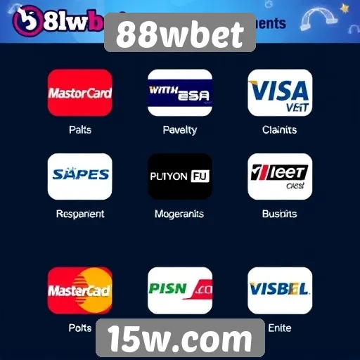 Métodos de pagamento aceitos no 88wbet